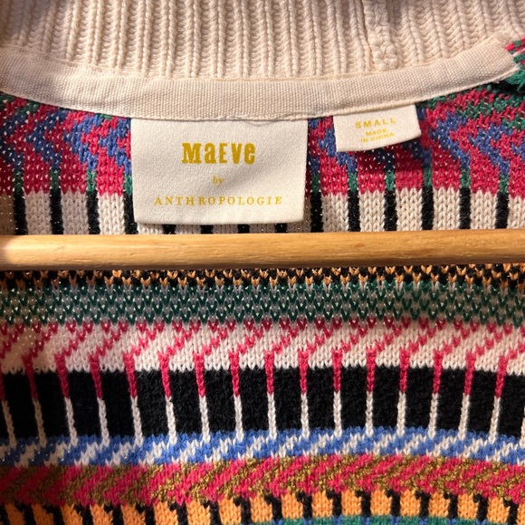 Anthropologie Maeve Colorful Knit Cardigan - Picture 2 of 4